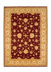 Sultanabad Palmette Vine Scroll Burgundy