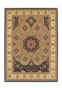 Tabriz Dome Medallion Gold