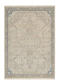 Tabriz Medallion Ivory Blue