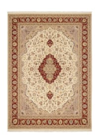 Tabriz Medallion Ivory