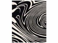 Turkish Abstract Swirl Black Ivory