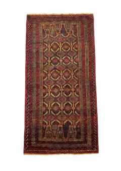 Balochi Prayer Lattice Rug