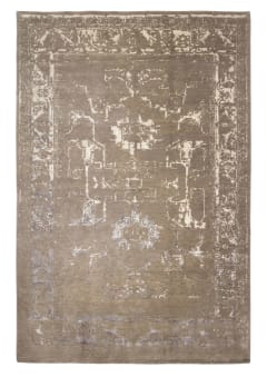 Modern Distressed Grey Rug