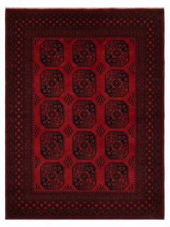 Afghan Ersari Elephant Foot Crimson