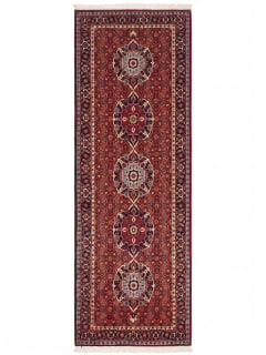 Bidjar Medallion Runner Red