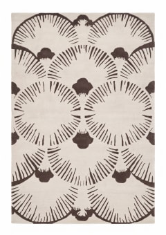 Contemporary Fan Medallion Ivory Taupe