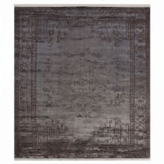 European Erased Medallion Slate Grey