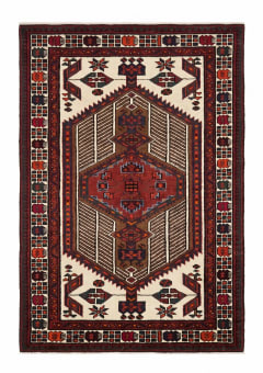 Hamadan Medallion Ivory