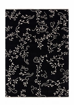 Indo-Nepali Vine Scroll Black