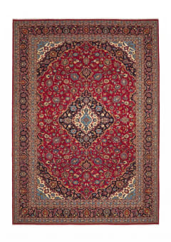 Kashan Medallion Crimson