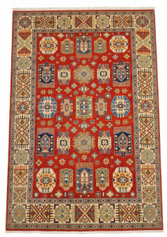 Kazak All-Over Medallion Red
