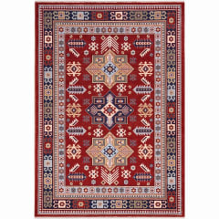 Kazak Tribal Medallion Red