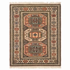 Kazak Triple Medallion Terracotta