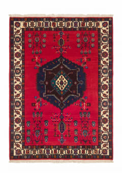 Luri Tribal Medallion Crimson