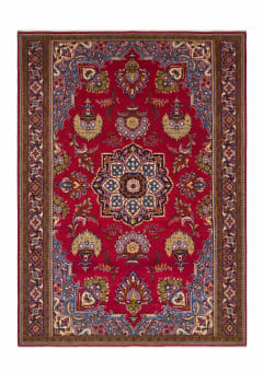 Mashhad Medallion Crimson