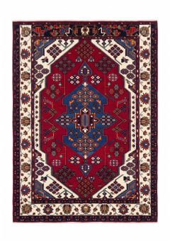 Nahavand Medallion Crimson