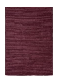 Nepal Ribbed Plain Burgundy
