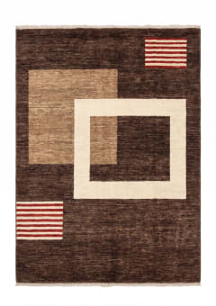 Pakistani Gabbeh Geometric Brown