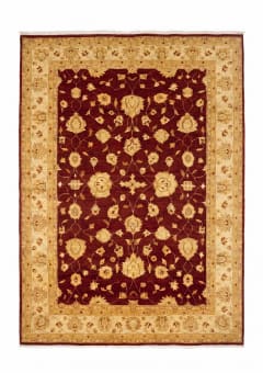Sultanabad Palmette Vine Scroll Burgundy