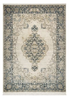 Tabriz Floral Medallion Ivory