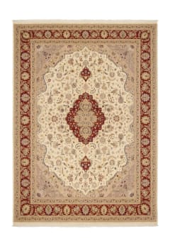 Tabriz Medallion Ivory