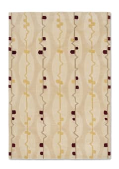 Tibetan Modernist Stripe Ivory