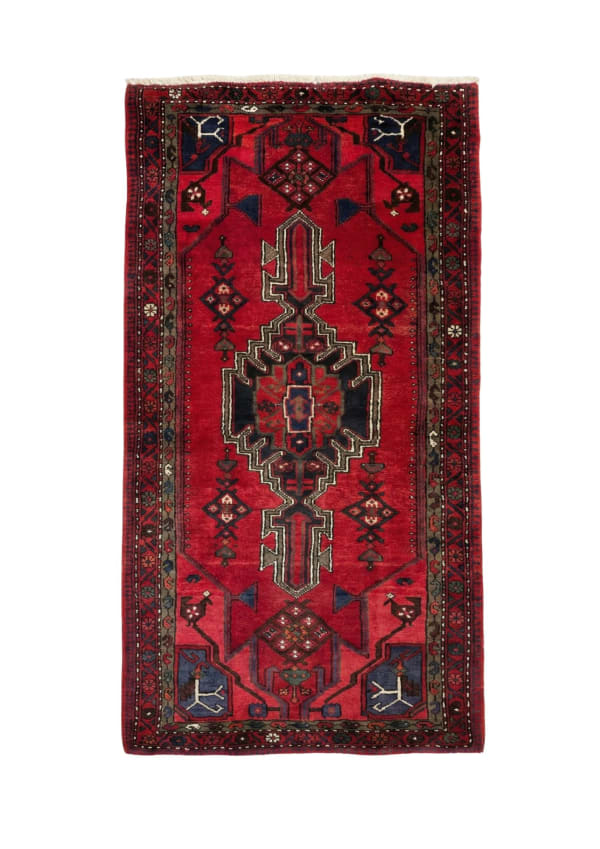 Hamadan Medallion Runner, Wool, 0.8x3 m, Nasim Carpets Malaysia