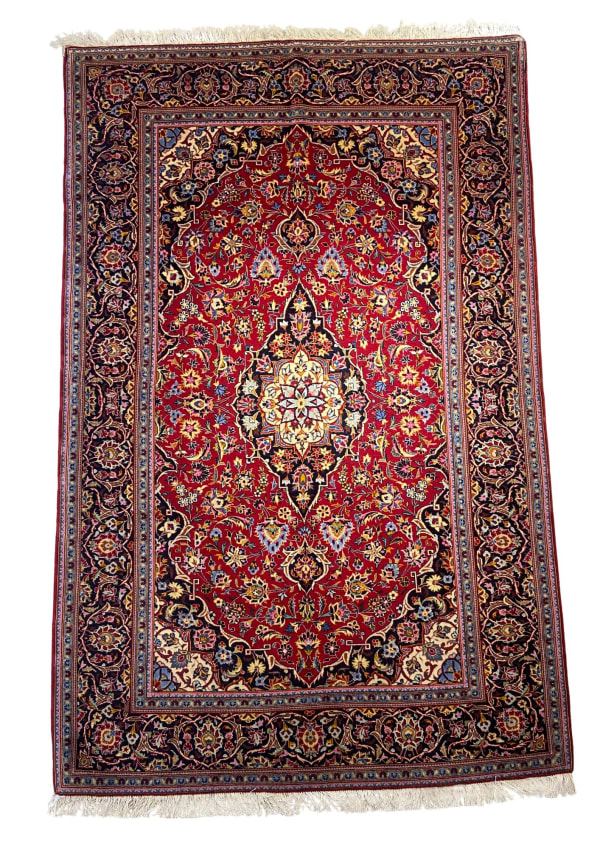 Classic Kashan, Kashan persian rug, in red, Wool, 244x305 cm, Nasim Carpets Malaysia