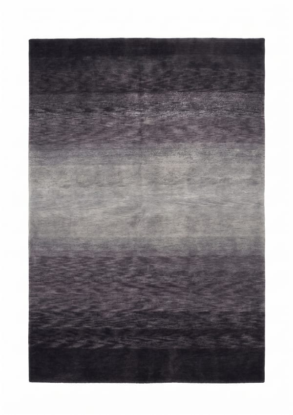 Tibetan Ombre Charcoal, Nepal modern rug, in charcoal grey, Wool, 158x244 cm, Nasim Carpets Malaysia