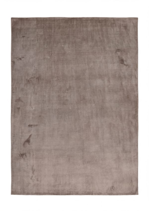 Indian Plain Solid Taupe, Bhadohi, India modern rug, in taupe, Silk and Wool, 314x396 cm, Nasim Carpets Malaysia