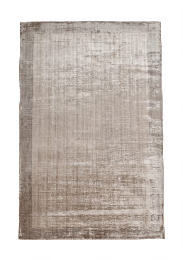 Indo-Chinese Solid Field Silver Taupe, Nepal / Indo-Chinese Border Region modern rug, in silver taupe, Pure Silk, 274x366 cm, Nasim Carpets Malaysia