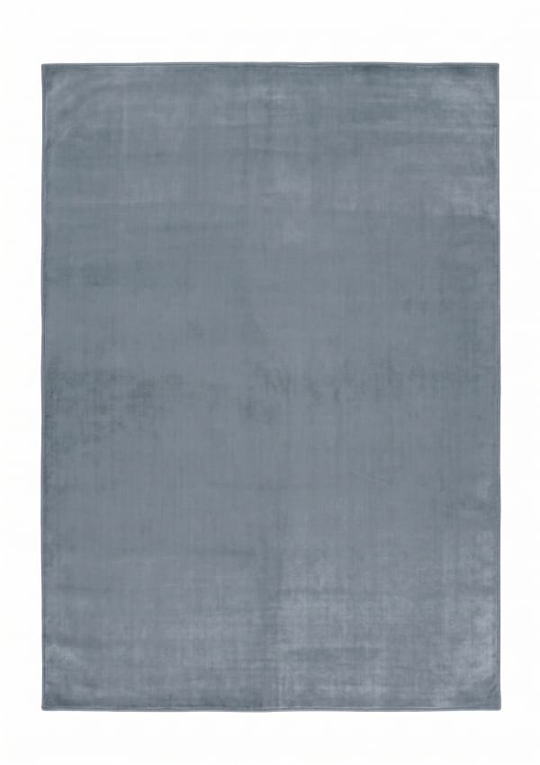Contemporary Solid Slate Blue, India (contemporary export production) modern rug, in slate blue, Viscose, 213x305, Nasim Carpets Malaysia
