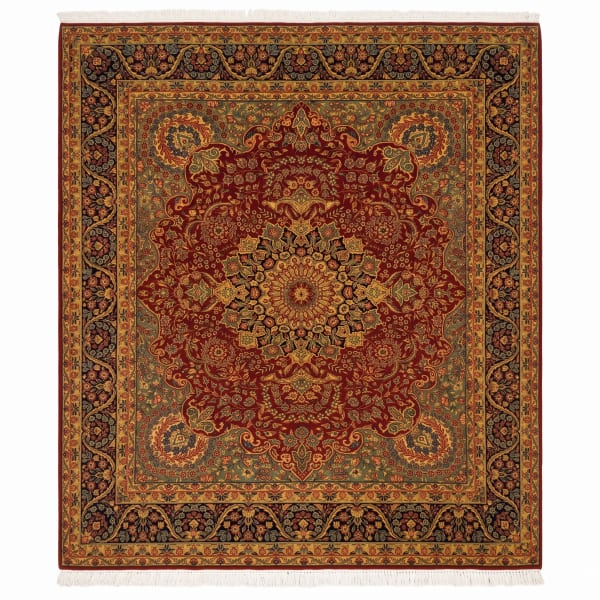 Tabriz Medallion Crimson, Tabriz, Iran persian rug, in crimson red, Wool, 293x396, Nasim Carpets Malaysia