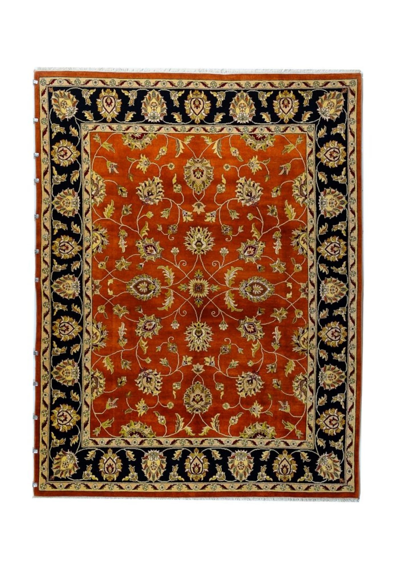 Superfine Sultan Abad - All Over Floral & Arabesque, Sultanabad persian rug, in orange, Wool, 243x304 cm, Nasim Carpets Malaysia — view 1