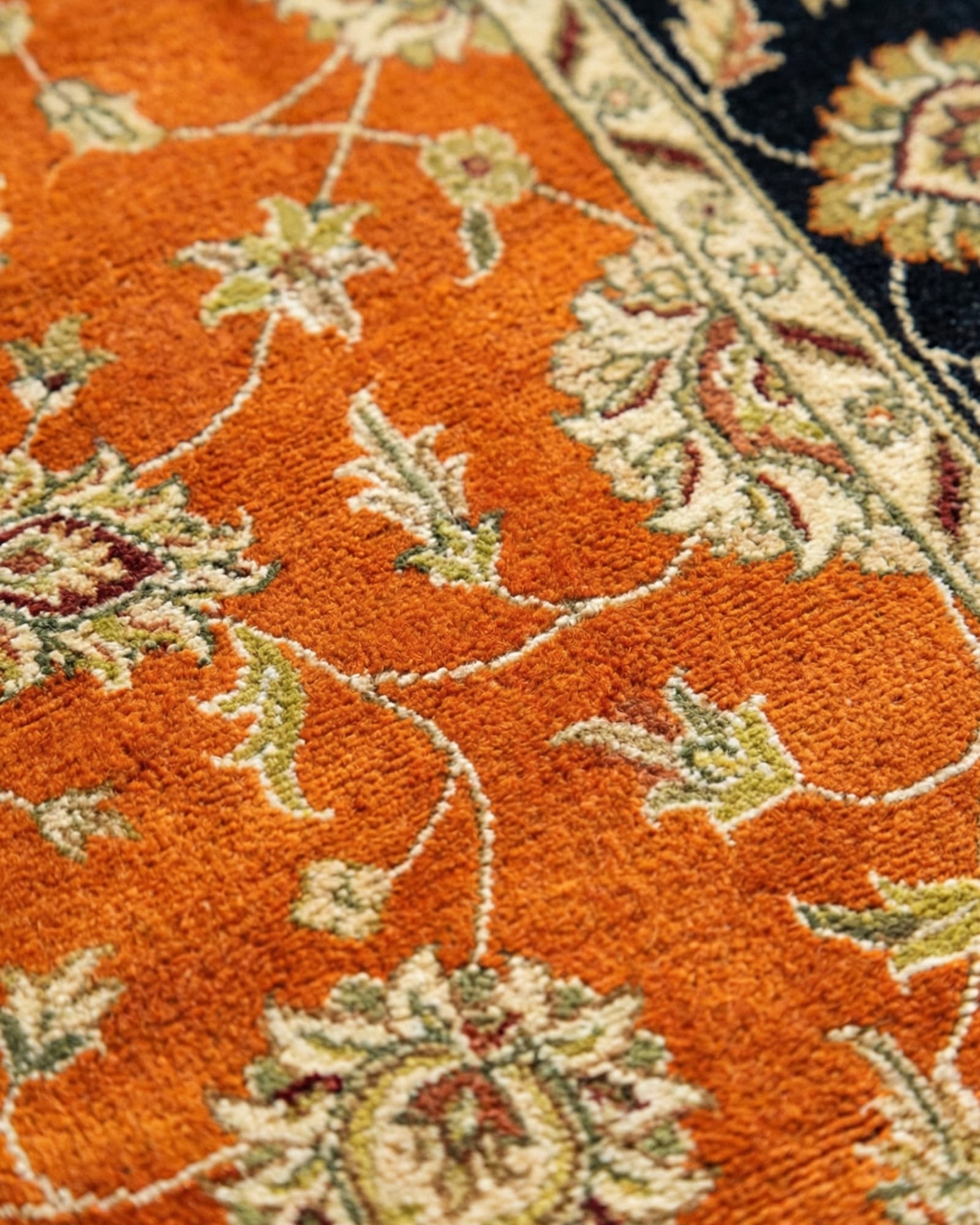 Superfine Sultan Abad - All Over Floral & Arabesque, Sultanabad persian rug, in orange, Wool, 243x304 cm, Nasim Carpets Malaysia — view 3