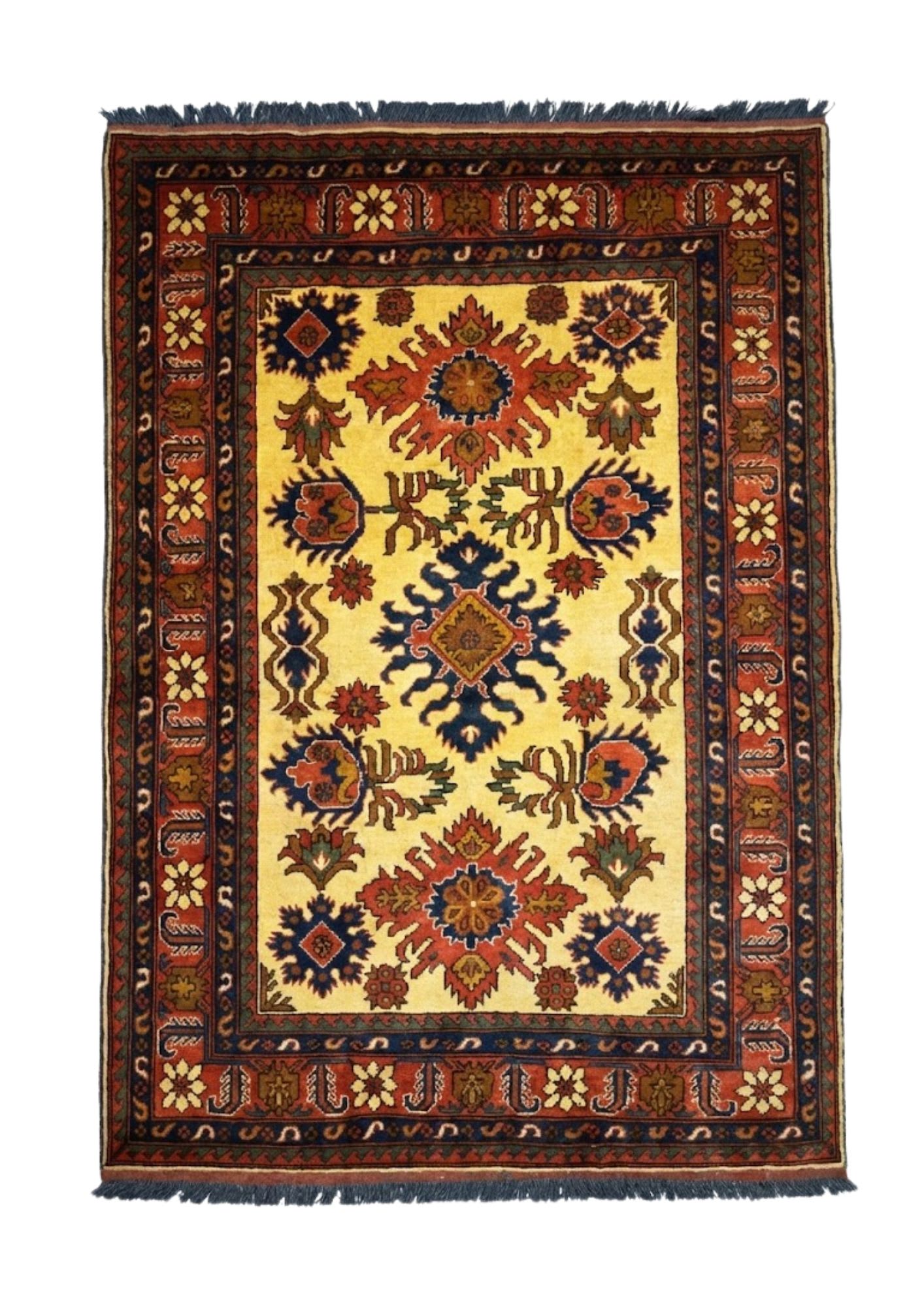 Antique Kazak Eagle Medallion, Wool, 1.5x2.5 m, Nasim Carpets Malaysia — view 1