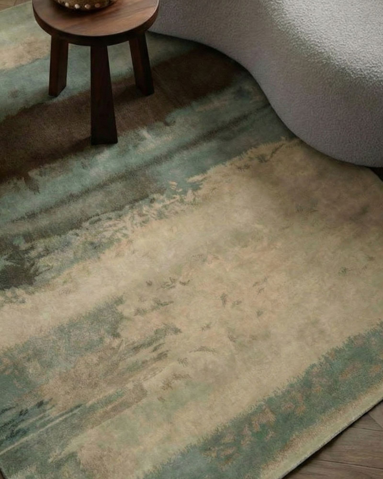 Calvin Klein – Coastal Horizon Rug, in green, Wool, 170x243 cm, Nasim Carpets Malaysia — view 2