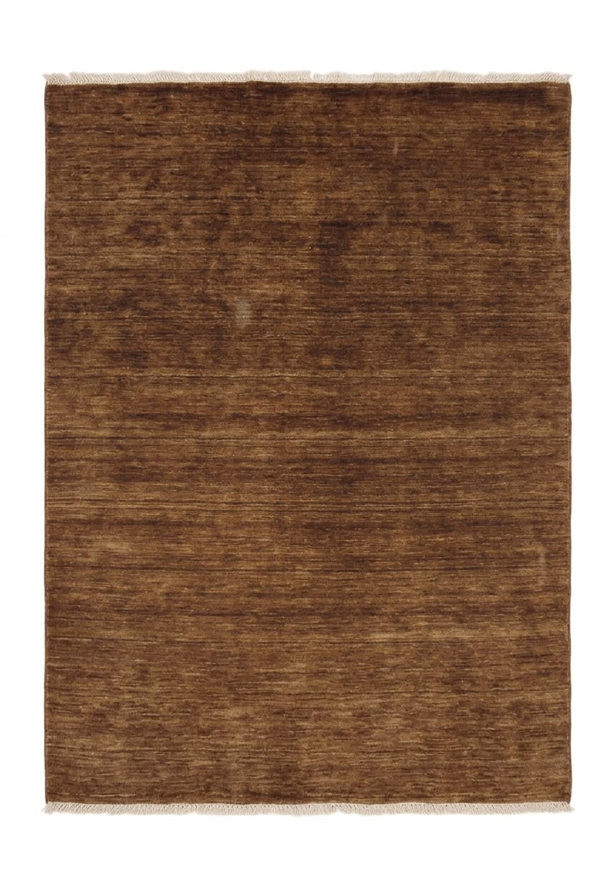 Gabbeh Solid Brown, Fars Province, Iran modern rug, in chocolate brown, Wool, 244x305 cm, Nasim Carpets Malaysia — view 1