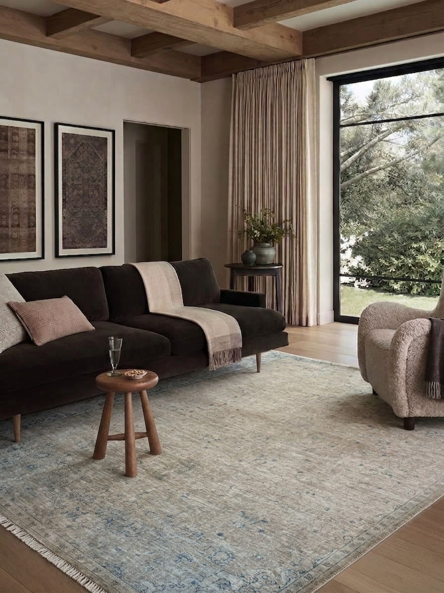 Kerman All-Over Faded Sand, Kerman persian rug, in sand, Wool, 213x304 cm, Nasim Carpets Malaysia — view 2