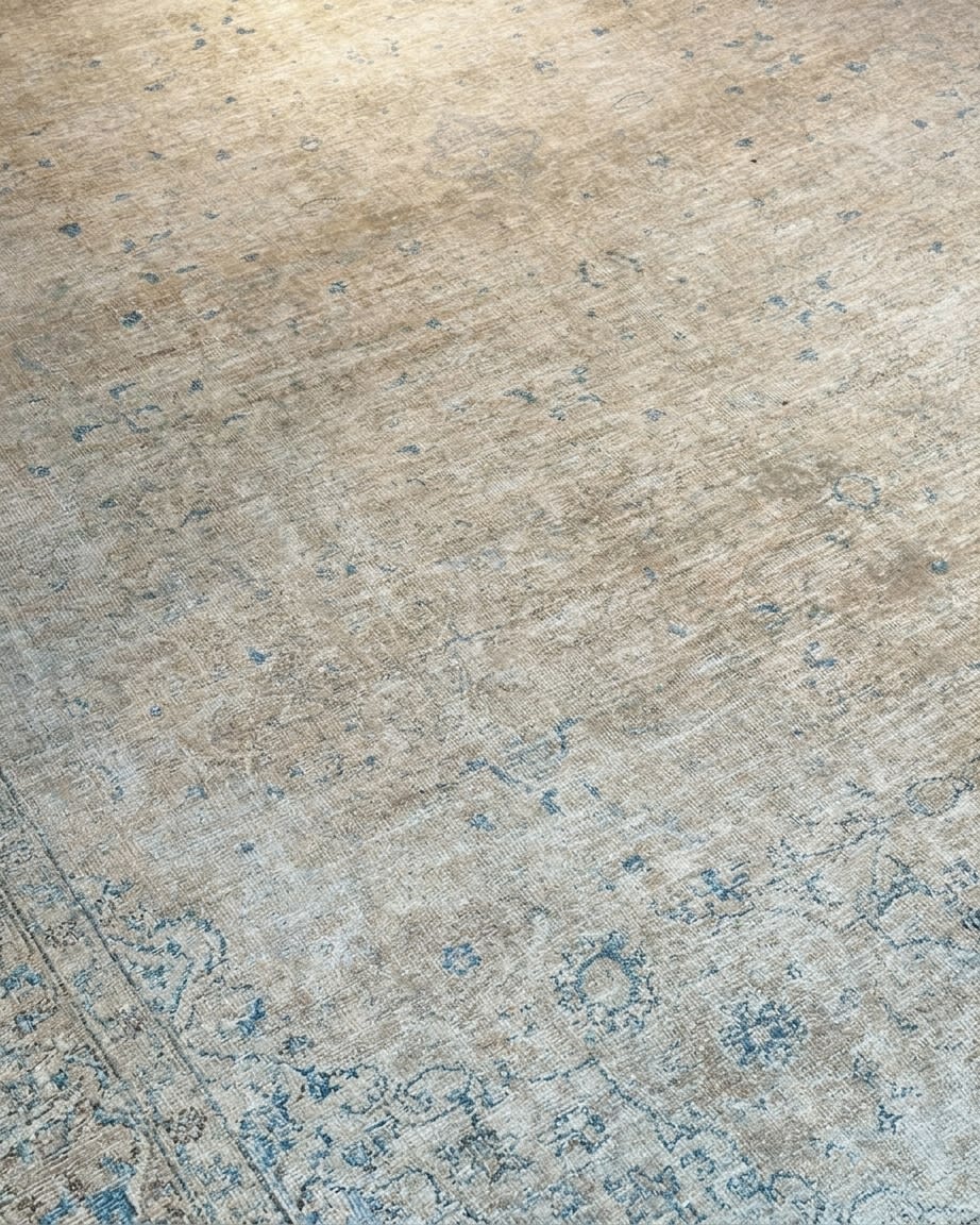Kerman All-Over Faded Sand, Kerman persian rug, in sand, Wool, 213x304 cm, Nasim Carpets Malaysia — view 3
