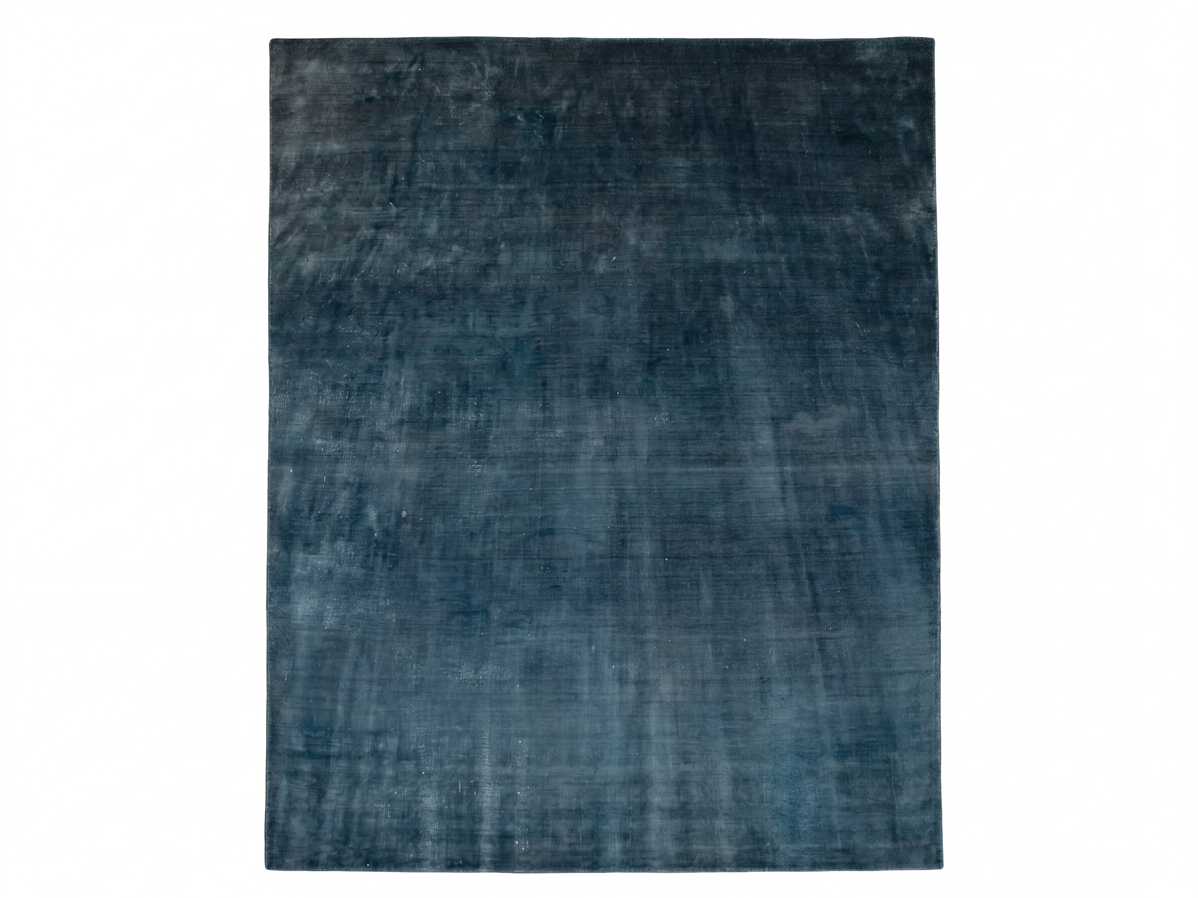 Modern Solid Teal, India modern rug, in teal blue, Silk and Wool, 250x335 cm, Nasim Carpets Malaysia — view 1