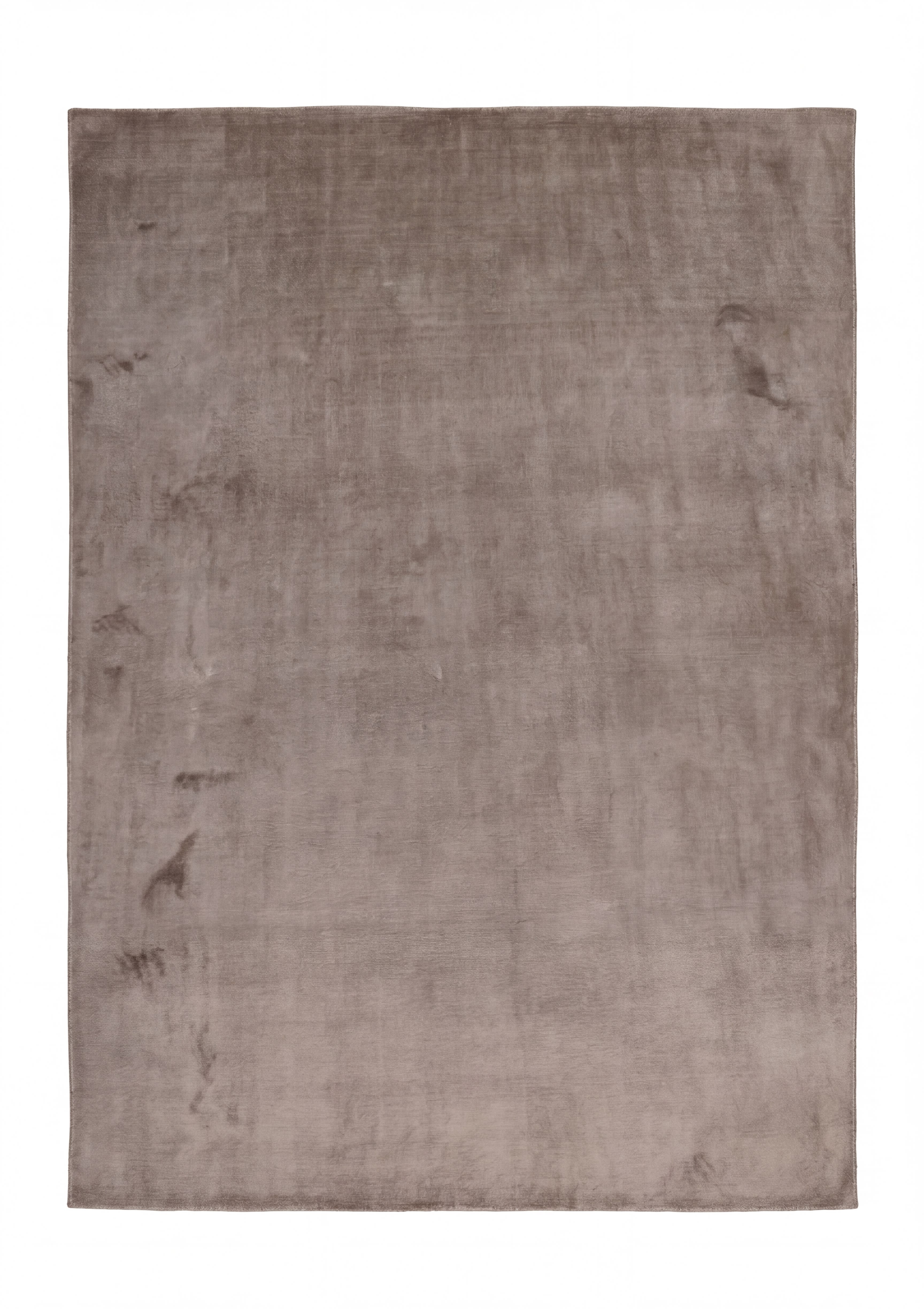 Indian Plain Solid Taupe, Bhadohi, India modern rug, in taupe, Silk and Wool, 314x396 cm, Nasim Carpets Malaysia — view 1