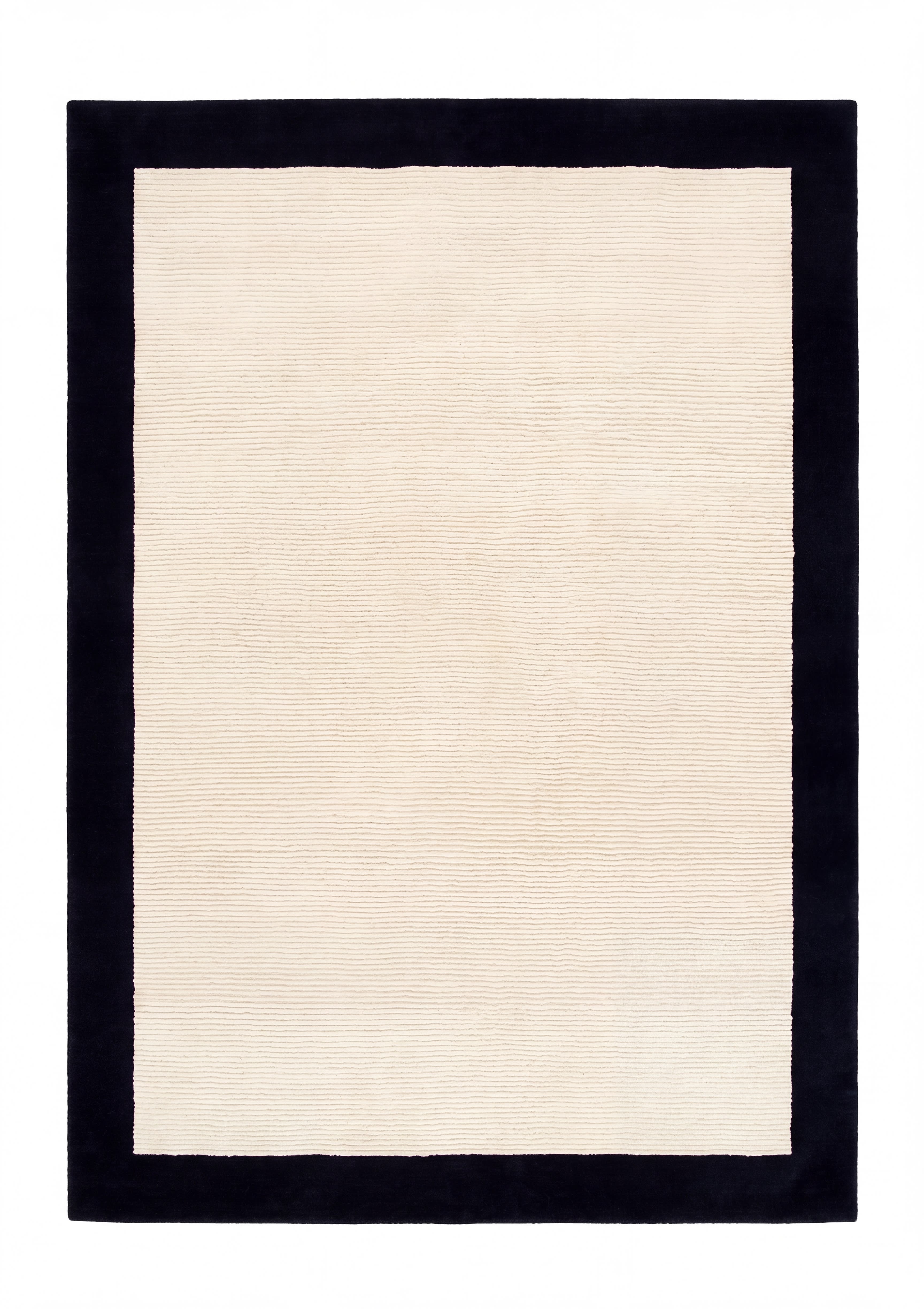 Tibetan Minimalist Border Ivory, Nepal/Tibet persian rug, in ivory, Wool, 177x250 cm, Nasim Carpets Malaysia — view 1