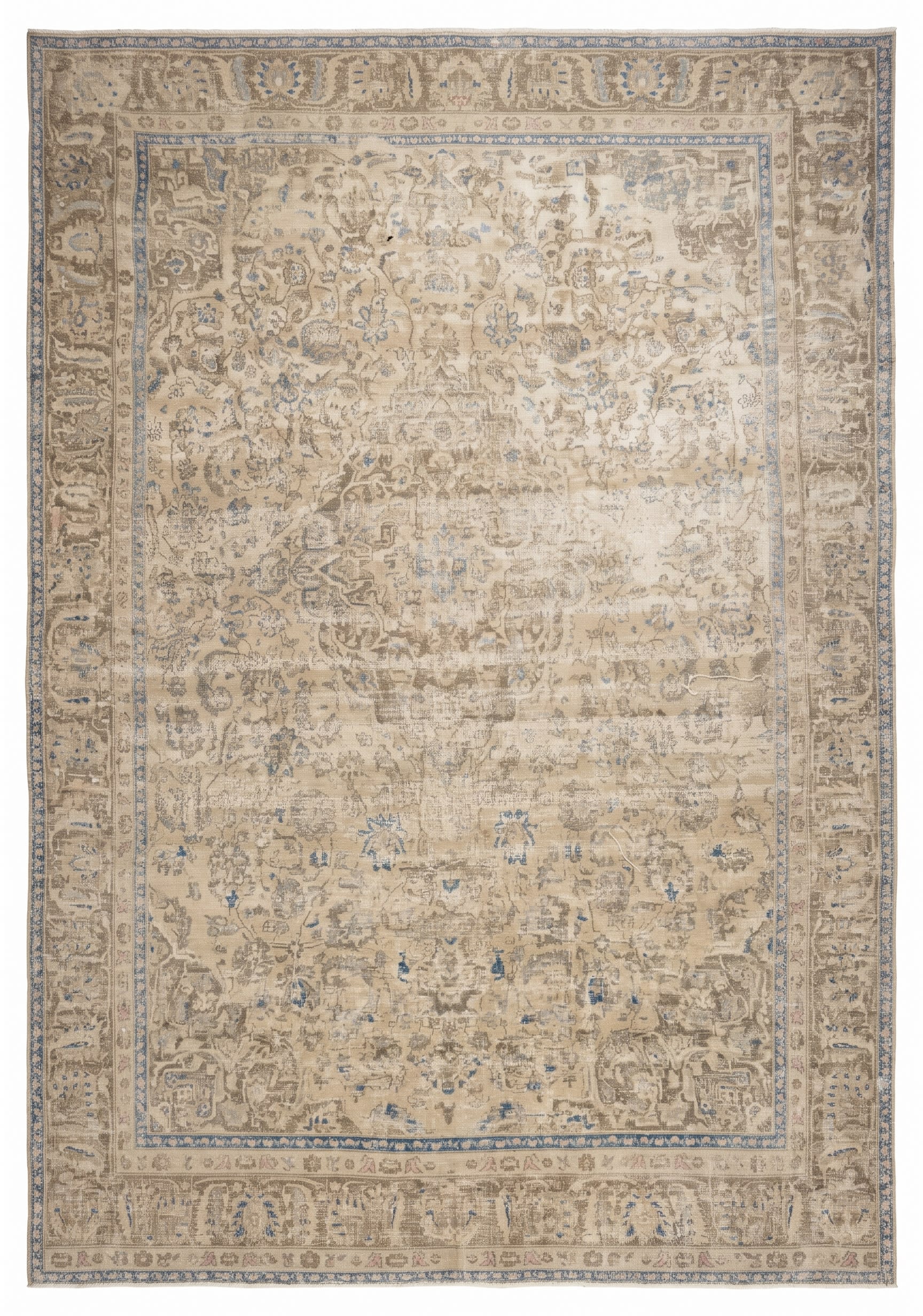 Khorasan All-Over Sandy Ivory, Khorasan, Iran persian rug, in sandy ivory, Wool, 299x338, Nasim Carpets Malaysia — view 1