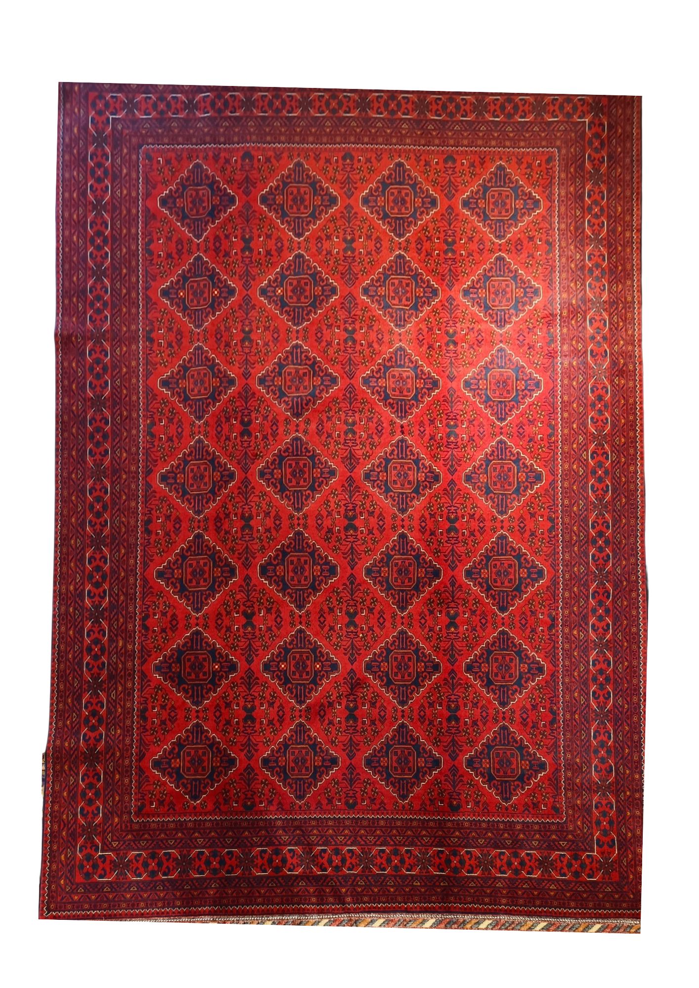 Turkmen Erasi rug — natural dye colours with warm earth tones