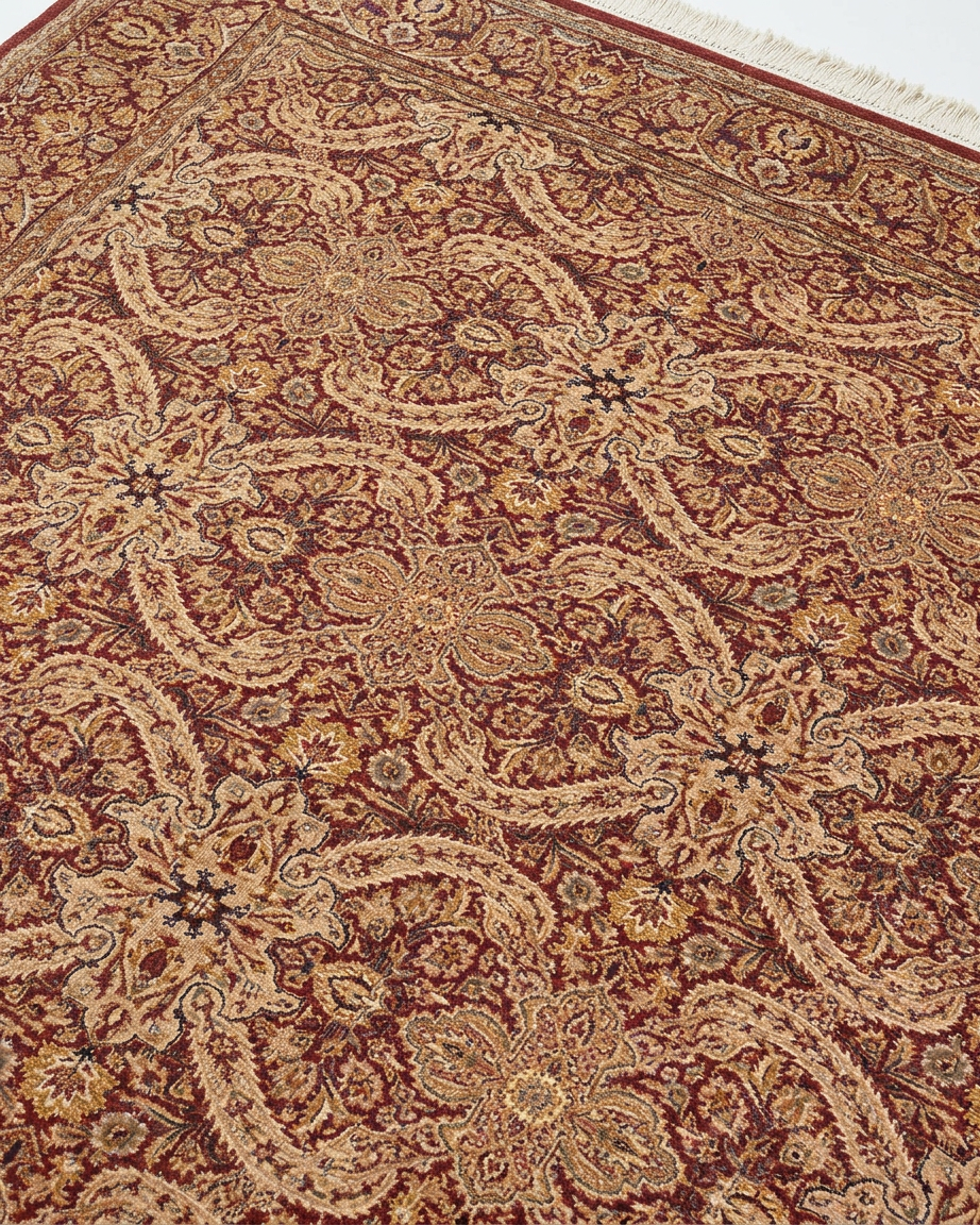 Pak Tabriz Paisley Lattice close-up — contemporary interpretation of classical Tabriz design