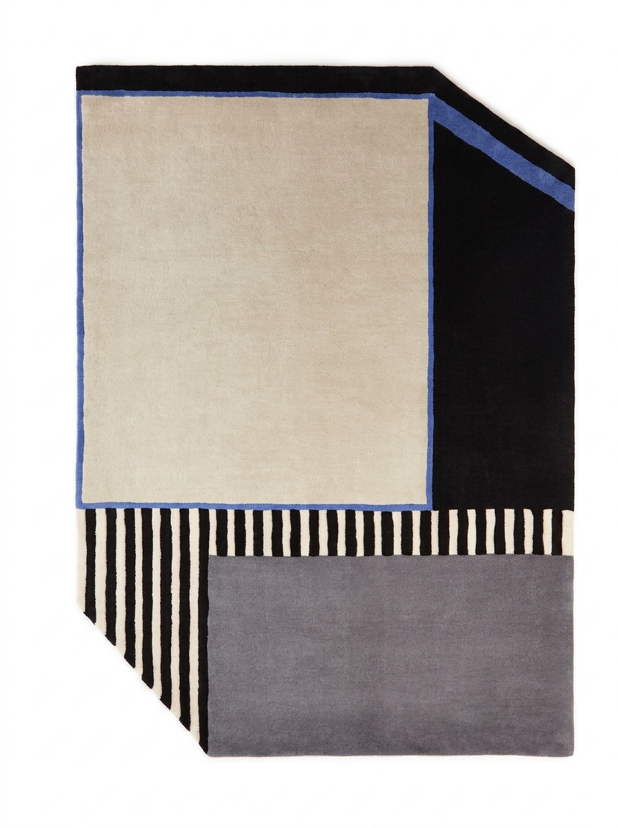 Frame on Frame, custom rug, Original style, Original shape, Wool, 200 × 300 cm, Nasim Carpets Malaysia