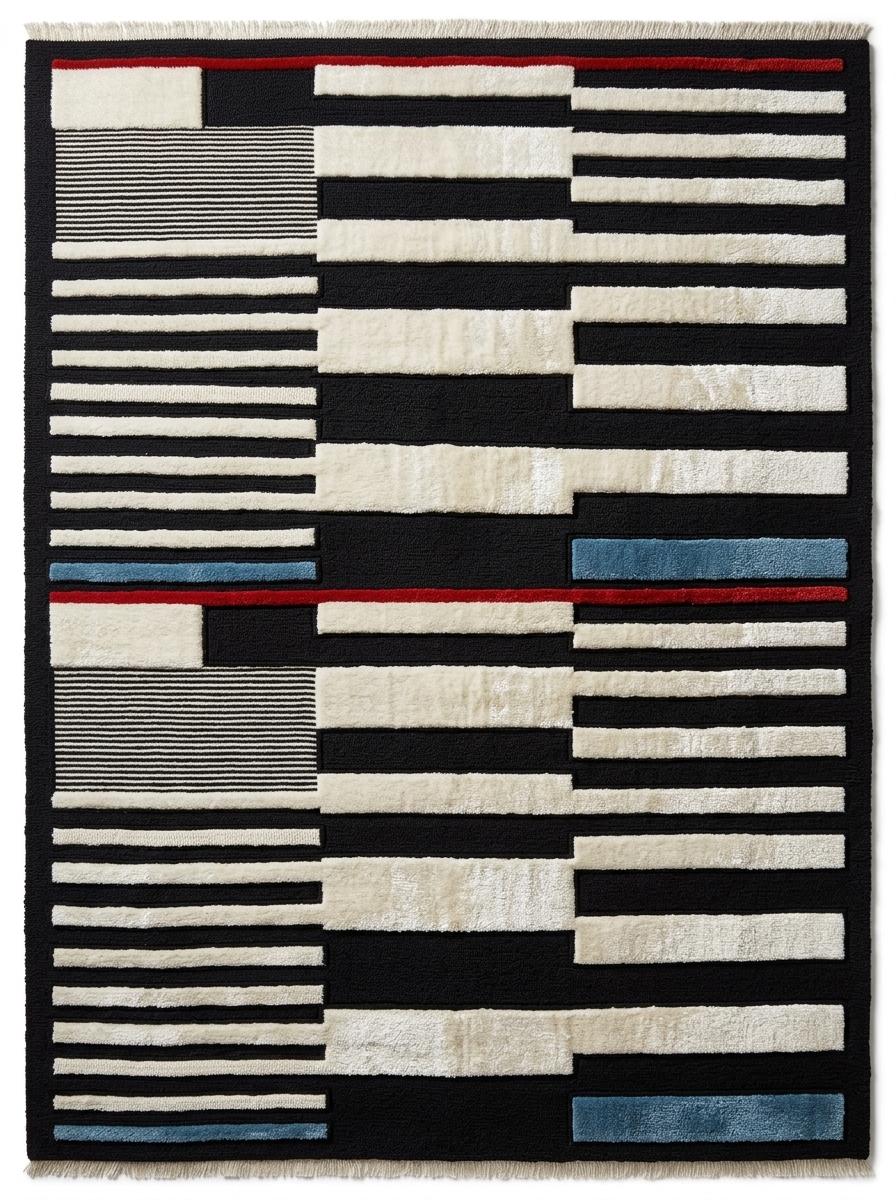 Rhythm Section, custom rug, Original style, Original shape, Wool, 200 × 300 cm, Nasim Carpets Malaysia