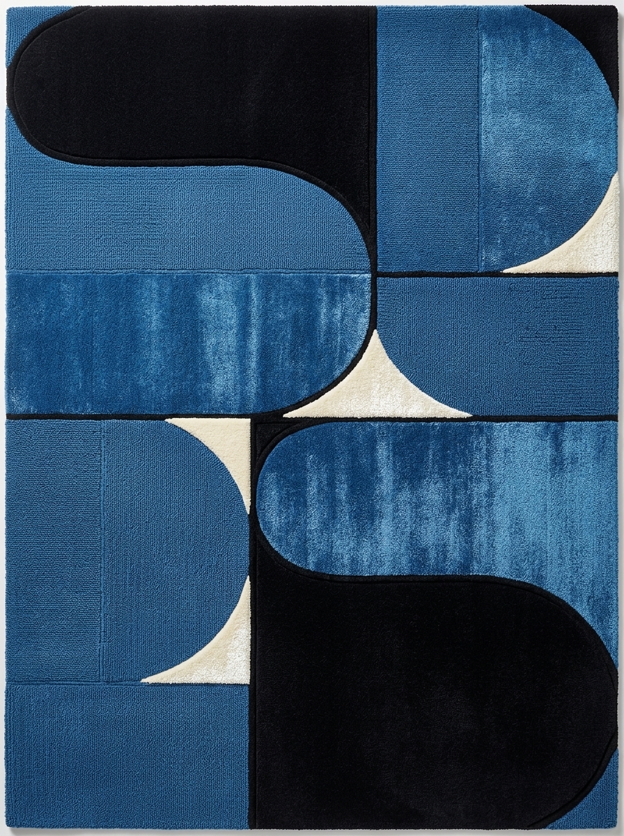 Duet, custom rug, Original style, Original shape, Wool, 200 × 300 cm, Nasim Carpets Malaysia