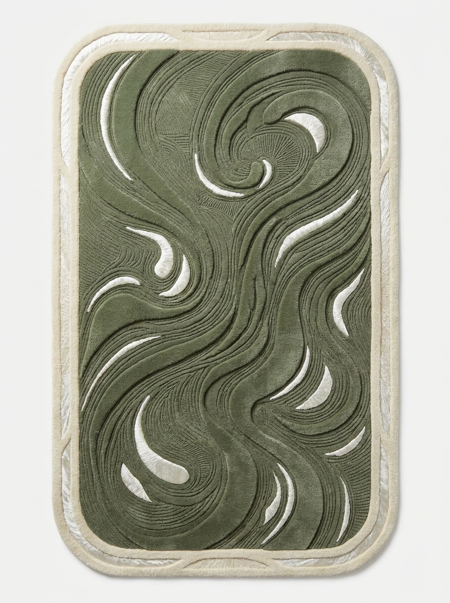 Cornice, custom rug, Original style, Original shape, Wool, 200 × 300 cm, Nasim Carpets Malaysia